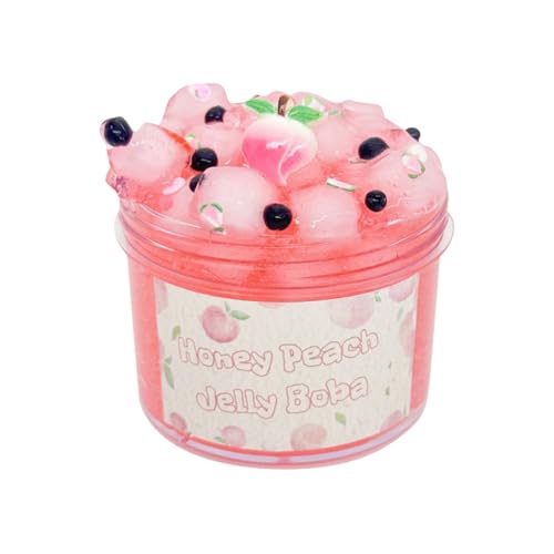 BOSSETY Fluffy Slime, Fruchtschleim Kristallschlamm, Schleim Partygeschenke für Kinder, Sensorisches Schleim Spielzeug, EIN Geburtstagsgeschenk für Mädchen und Jungen im Alter von 8–12 Jahren (G) von BOSSETY