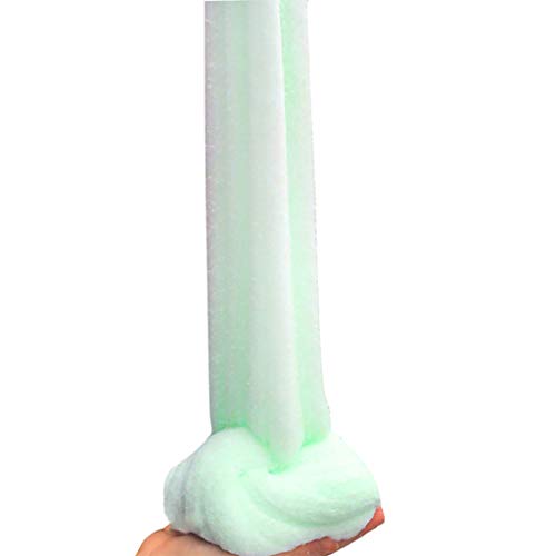 BOSSETY Fluffy Slime,100 ml gebürsteter Schlamm，Schleim Partygeschenke für Kinder,Sensorisches Schleim Spielzeug,EIN Geburtstagsgeschenk für Mädchen und Jungen im Alter von 8–12 Jahren (Grün) von BOSSETY