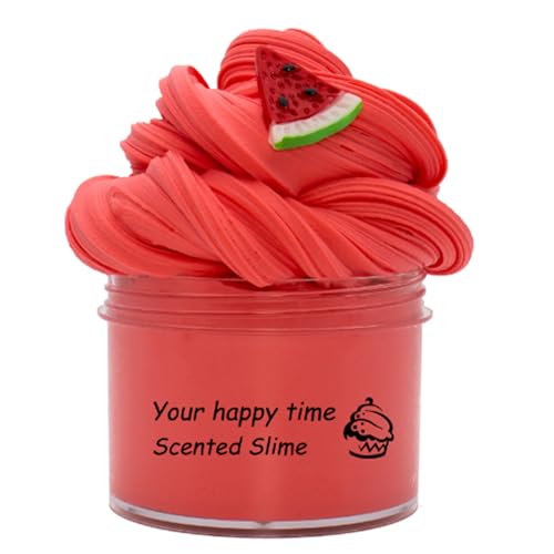 BOSSETY Fluffy Slime,70ml Fruchtschleim 50g, Schleim Partygeschenke für Kinder,Sensorisches Schleim Spielzeug,EIN Geburtstagsgeschenk für Mädchen und Jungen im Alter von 8–12 Jahren (A) von BOSSETY