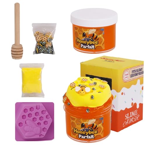 BOSSETY Fluffy Slime Schleim Set, Bienenbutterschlamm Kristallschlamm,Slime Fluffy, Sensorisches Schleim Spielzeug und EIN Halloween-Geburtstagsgeschenk für Mädchen und Jungen im Alter von 8–12 Jahren BOSSETY Fluffy Slime Schleim Set, Bienenbutterschlamm Kristallschlamm,Slime Fluffy, Sensorisches Schleim Spielzeug und EIN Halloween-Geburtstagsgeschenk für Mädchen und Jungen im Alter von 8–12 Jahren von BOSSETY