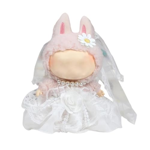 BOSSETY Labu Puppenkleidung für 17cm Labu Puppe, Brautkleider, Hochzeitskleidung, Passende Kleidung für die Plüsch Toy, Labu Kleidung Set für 17cm Puppe, Geeignet zum Fotografieren und Sammeln BOSSETY Labu Puppenkleidung für 17cm Labu Puppe, Brautkleider, Hochzeitskleidung, Passende Kleidung für die Plüsch Toy, Labu Kleidung Set für 17cm Puppe, Geeignet zum Fotografieren und Sammeln von BOSSETY