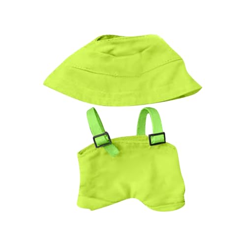 BOSSETY Labu Puppenkleidung für 17cm Labu Puppe, Passende Kleidung für die Plüsch Toy, Labu Kleidung Set für 17cm Puppe, Geeignet zum Fotografieren und Sammeln, Modetrends Spielzeug (Grün) von BOSSETY
