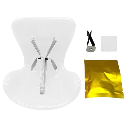 BOSSETY Labubu Plüschsitz, weich und pelzig, Kissen für Labubu Puppe,Mit Sicherheitsgurt,verstellbar,Mit Kissen,Autodekorationen,Geeignet für Labubu oder 17 cm Plüschpuppen(Keine Puppe) (2-Weiß) von BOSSETY
