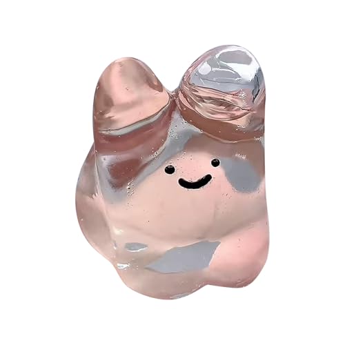 BOSSETY Taba Squishy, Crystal Bubble Rabbit Squeeze Dekompressionsspielzeug, Nadelrohr schicken, Antistressball, Fufu Squishy, Stressabbau Fidget Toys für Kinder und Erwachsene 9cm (Weiß) von BOSSETY