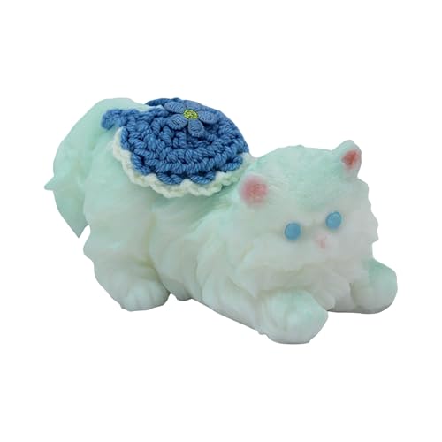 BOSSETY Taba Squishy, Dopamin-Perserkatze-Quetsch-Dekompressionsspielzeug, antistressball, Fufu Squishy,Stressabbau Fidget Toys für Kinder und Erwachsene, Geburtstagsgeschenk 13*7cm (Hellblau) von BOSSETY