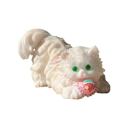 BOSSETY Taba Squishy, Dopamin-Perserkatze-Quetsch-Dekompressionsspielzeug, antistressball, Fufu Squishy,Stressabbau Fidget Toys für Kinder und Erwachsene, Geburtstagsgeschenk 13*7cm (Rosa) von BOSSETY