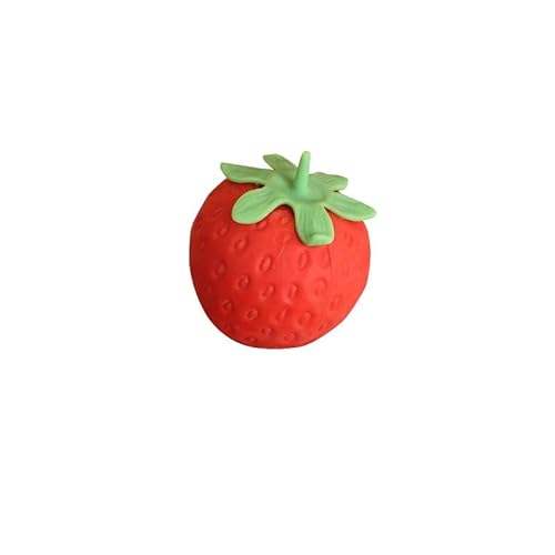 BOSSETY Taba Squishy, Erdbeer-Silikon-Dekompressions-Lernspielzeug, antistressball, Fufu Squishy,Stressabbau Fidget Toys für Kinder und Erwachsene 7.5cm von BOSSETY