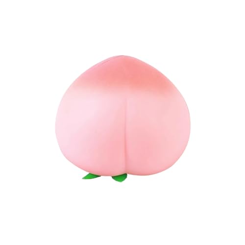 BOSSETY Taba Squishy, Pfirsich Dekompressions Quetschspielzeug, Antistressball, Fufu Squishy, Stressabbau Fidget Toys für Kinder und Erwachsene, Sensorisches Spielzeug zum Stressabbau 7cm (Rosa) von BOSSETY