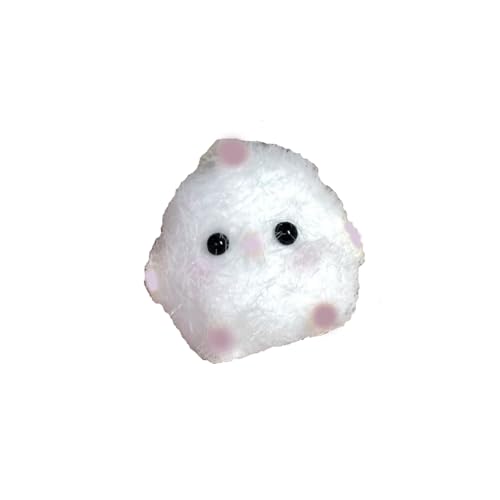 BOSSETY Taba Squishy,Handgemachtes Huhn Taba Spielzeug,Squishy, Fufu Squishy,Mochi Squishy,Süße Stressabbau Fidget Toys für Kinder und Erwachsene 1pc 2.54cm (Gelb) (Weiß) von BOSSETY