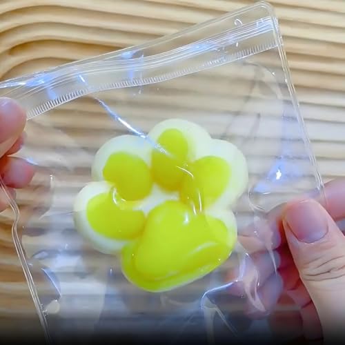 BOSSETY Taba Squishy 7cm,Cat Paw Squishy, Fufu Squishy,Katzenpfoten Squishy, Süße Katzenpfoten Stressabbau Fidget Toys für Kinder und Erwachsene,Gelb BOSSETY Taba Squishy 7cm,Cat Paw Squishy, Fufu Squishy,Katzenpfoten Squishy, Süße Katzenpfoten Stressabbau Fidget Toys für Kinder und Erwachsene,Gelb von BOSSETY