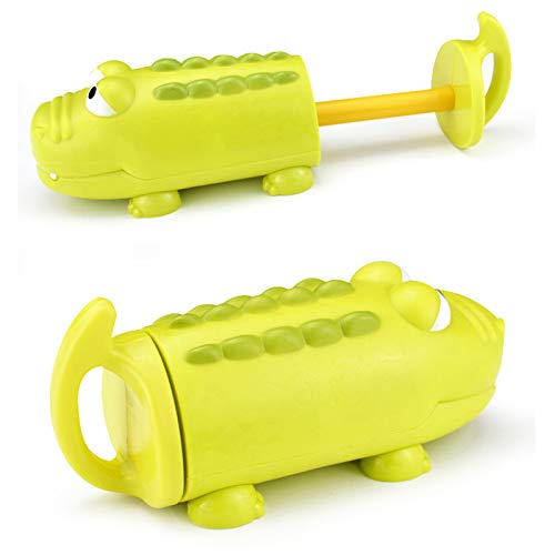 BOSSETY Wasserpistolen, Wasserpistolenspielzeug in Krokodilform mit Pumpe, Größe 18.5cm, Ausziehbare Wasserpistole, Plastik, Wasserspritze, Pistolen, Wasserspiele, Sommer, für Garten Schwimmbad Strand BOSSETY Wasserpistolen, Wasserpistolenspielzeug in Krokodilform mit Pumpe, Größe 18.5cm, Ausziehbare Wasserpistole, Plastik, Wasserspritze, Pistolen, Wasserspiele, Sommer, für Garten Schwimmbad Strand von BOSSETY