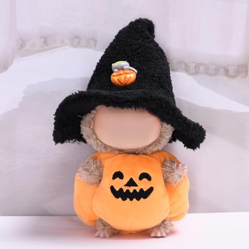 Halloween-Thema Puppenkleidung für 17cm Puppe, Passende Kleidung für die Plüsch Toy, Kleidung Set für 17 cm große Puppe, Geeignet zum Fotografieren und Sammeln, modisches Spielzeug (A) von BOSSETY