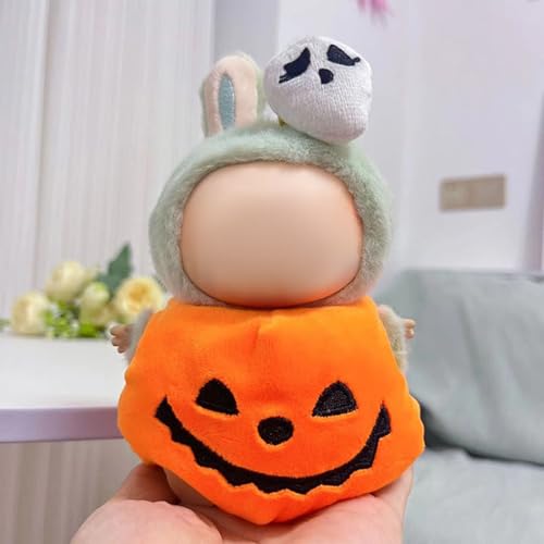 Halloween-Thema Puppenkleidung für 17cm Puppe, Passende Kleidung für die Plüsch Toy, Kleidung Set für 17 cm große Puppe, Geeignet zum Fotografieren und Sammeln, modisches Spielzeug (D) von BOSSETY