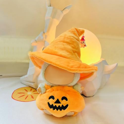 Halloween-Thema Puppenkleidung für 17cm Puppe, Passende Kleidung für die Plüsch Toy, Kleidung Set für 17 cm große Puppe, Geeignet zum Fotografieren und Sammeln, modisches Spielzeug (F) von BOSSETY