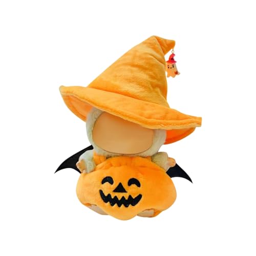 Halloween-Thema Puppenkleidung für 17cm Puppe, Passende Kleidung für die Plüsch Toy, Kleidung Set für 17 cm große Puppe, Geeignet zum Fotografieren und Sammeln, modisches Spielzeug (G) von BOSSETY