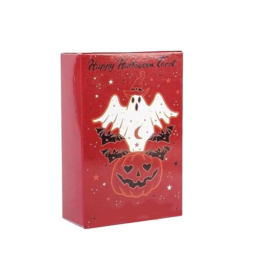 Happy Halloween Tarot Cards - 78 Happy Halloween Tarotkarten - Englische Tarotkarten, Brettspielkarten von BOSSETY