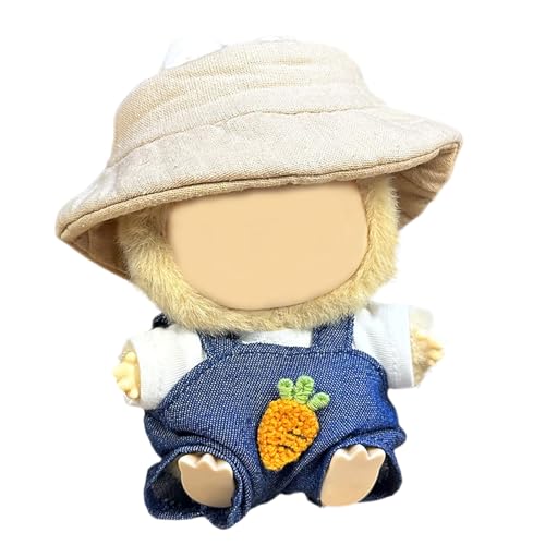 Labu Puppenkleidung für 17cm Labu Puppe, Passende Kleidung für die Plüsch Toy, Labu Kleidung Set für 17 cm große Puppe, Geeignet zum Fotografieren und Sammeln, (D) von BOSSETY