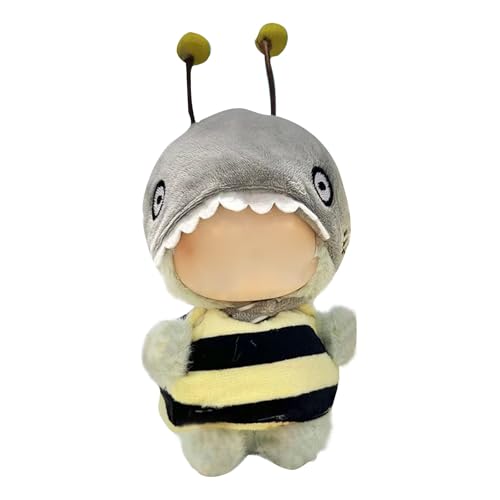 Labu Puppenkleidung für 17cm Labu Puppe, Passende Kleidung für die Plüsch Toy, Labu Kleidung Set für 17 cm große Puppe, Geeignet zum Fotografieren und Sammeln, Modisches Bekleidung (B) von BOSSETY