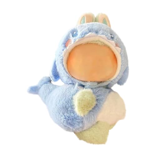 Labu Puppenkleidung für 17cm Labu Puppe, Passende Kleidung für die Plüsch Toy, Labu Kleidung Set für 17 cm große Puppe, Geeignet zum Fotografieren und Sammeln, Modisches Bekleidung (E) von BOSSETY
