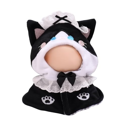 Labu Puppenkleidung für 17cm Labu Puppe, Passende Kleidung für die Plüsch Toy, Labu Kleidung Set für 17 cm große Puppe, Geeignet zum Fotografieren und Sammeln, Modisches Bekleidung (G) von BOSSETY