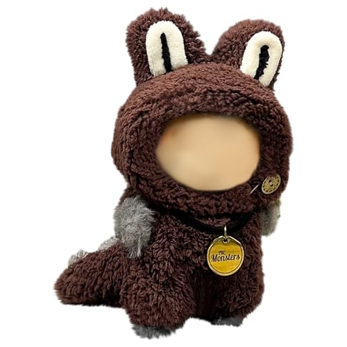 Labu Puppenkleidung für 17cm Labu Puppe, Passende Kleidung für die Plüsch Toy, Labu Kleidung Set für 17 cm große Puppe, Geeignet zum Fotografieren und Sammeln, Modisches Bekleidung (Großer Boss) von BOSSETY