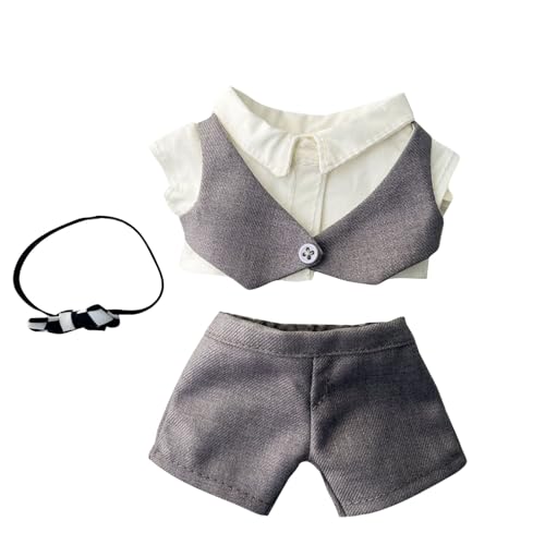 Labu Puppenkleidung für 17cm Labu Puppe, Passende Kleidung für die Plüsch Toy, Labu Kleidung Set für 17 cm große Puppe, Geeignet zum Fotografieren und Sammeln (B) von BOSSETY