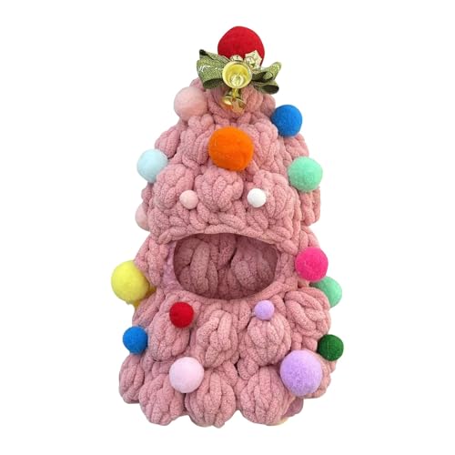 Labu Weihnachtsbaum Puppenkleidung für 17cm Labu Puppe, Labu Christmas Baum Kleidung Set mit Glocke für 17 cm große Puppe, Geeignet zum Fotografieren und Sammeln, (Rosa) von BOSSETY