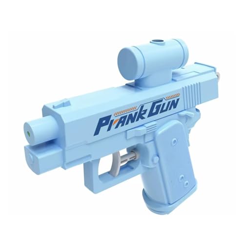 Prank Wasserpistole - Zweiwege-Wasserpistole, Umgekehrte Wasserpistolen Sprühen Von Vorne Und Hinten, Creative Pranks Kampfspielzeug Neuheitsgeschenke for Freunde, Klassenkameraden und Familie (Blau) von BOSSETY
