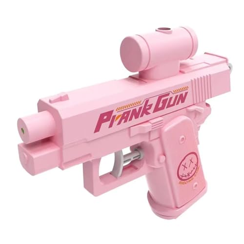 Prank Wasserpistole - Zweiwege-Wasserpistole, Umgekehrte Wasserpistolen Sprühen Von Vorne Und Hinten, Creative Pranks Kampfspielzeug Neuheitsgeschenke for Freunde, Klassenkameraden und Familie (Rosa) von BOSSETY