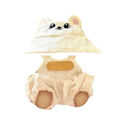 Puppenkleidung für 17cm Puppe, Passende Kleidung für die Plüsch Toy, Kleidung Set für 17 cm große Puppe, Geeignet zum Fotografieren und Sammeln, Modisches süßes Spielzeug (B) von BOSSETY