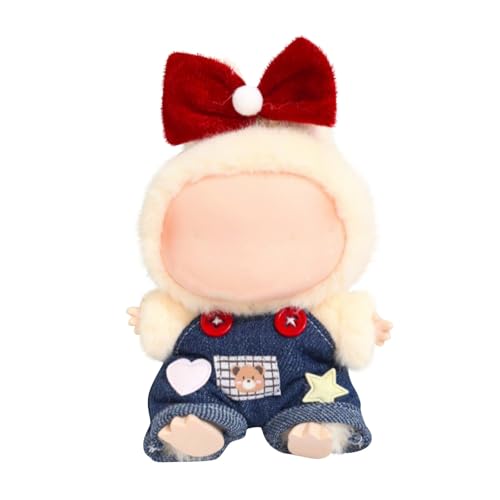 Puppenkleidung für 17cm Puppe, Passende Kleidung für die Plüsch Toy, Kleidung Set für 17 cm große Puppe, Geeignet zum Fotografieren und Sammeln, Modisches süßes Spielzeug (D) von BOSSETY