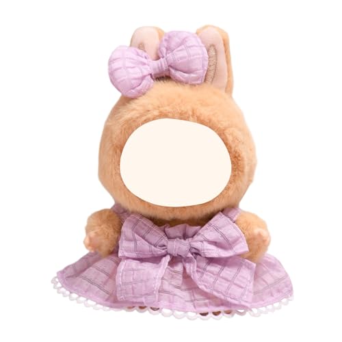 Puppenkleidung für 17cm Puppe, Passende Kleidung für die Plüsch Toy, Kleidung Set für 17 cm große Puppe, Geeignet zum Fotografieren und Sammeln, Modisches süßes Spielzeug (F) von BOSSETY