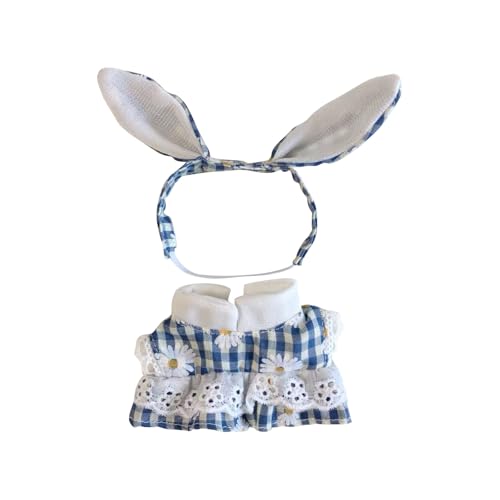 Puppenkleidung für 17cm Puppe, Passende Kleidung für die Plüsch Toy, Kleidung Set für 17 cm große Puppe, Geeignet zum Fotografieren und Sammeln, Modisches süßes Spielzeug (K) von BOSSETY