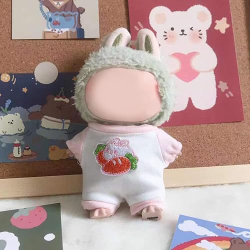 Puppenkleidung für 17cm Puppe, Passende Kleidung für die Plüsch Toy, Kleidung Set für 17 cm große Puppe, Geeignet zum Fotografieren und Sammeln, modisches Spielzeug (K) von BOSSETY