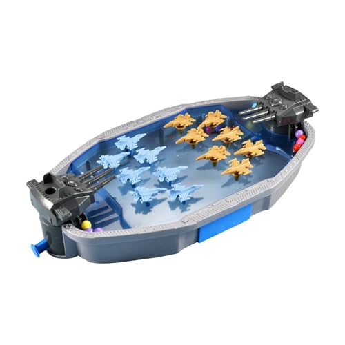 Schiffe Versenken Spiel - Seeschlachtschiff-Schießspiel, Wettkampfspiel, Tabletop-Kriegsschiff-Schießspiel für 2 Spieler, Battleship Klassisches Brettspiel für Kinder (B) von BOSSETY