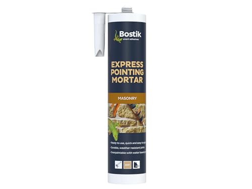 Bostik Express Spitzmörtel, gebrauchsfertig, witterungsbeständig, Farbe Buff, Größe:310ml von BOSTIK