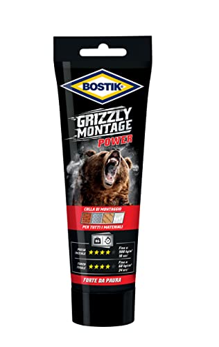 UHU 8710439278513 Bostik Grizzly Montage Power, weiß, 250 gr_Schlauch UHU 8710439278513 Bostik Grizzly Montage Power, weiß, 250 gr_Schlauch von BOSTIK