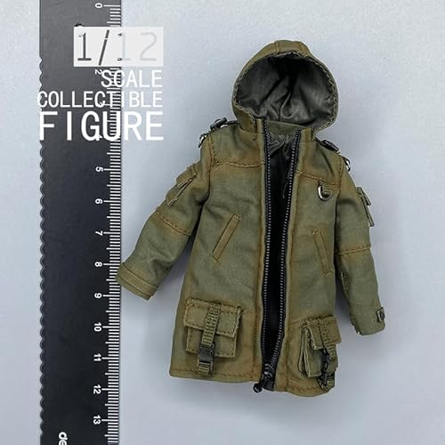 BOSWON 1/12 Soldat Kleidung Mantel Modell für 15,2 cm weiblich von BOSWON