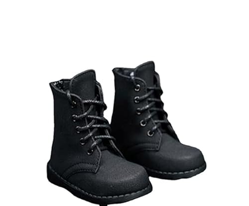 BOSWON 1/3 SD/BJD Shoes Black Lace-up Short Boots Model for Female Dolls BOSWON 1/3 SD/BJD Shoes Black Lace-up Short Boots Model for Female Dolls von BOSWON