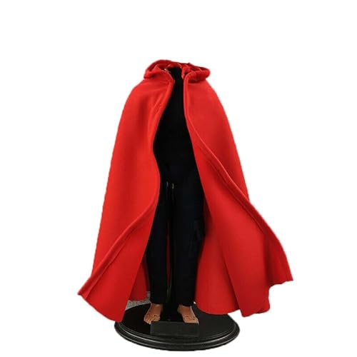 BOSWON 1/6 roter Umhang (mit Draht kann positioniert werden) für 30,5 cm Stecker von BOSWON