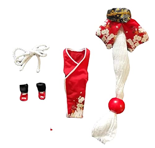 BOSWON 1:6 Maßstab Rot Kleidung Kimono Set Modell für 12 "TBL Weiblich von BOSWON