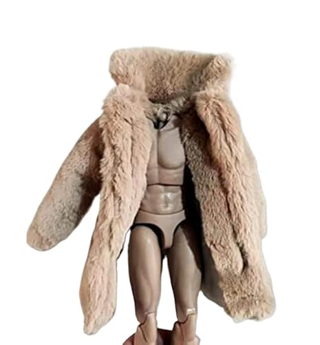 D6-2 1/6 Skala Gangster hellbraun Pelzmantel Modell für 12 "weiblichen männlichen Körper D6-2 1/6 Skala Gangster hellbraun Pelzmantel Modell für 12 "weiblichen männlichen Körper von BOSWON
