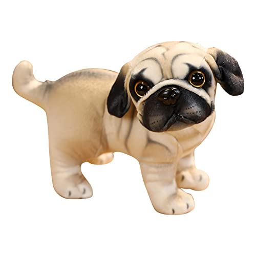 BOTCAM Plüschfigur Netter Simulations-Haustier-Hund Realistisches weiches gefülltes Plüsch- Simulations-Haustier-Hundespielzeug-Plüsch-Form-Puppen-Kind-Geschenk Babyspielzeug (B, A) von BOTCAM