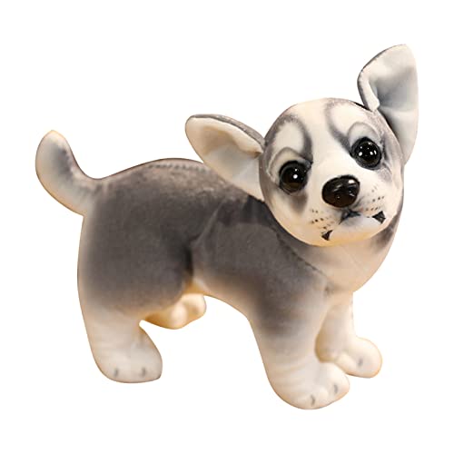 BOTCAM Plüschfigur Netter Simulations-Haustier-Hund Realistisches weiches gefülltes Plüsch- Simulations-Haustier-Hundespielzeug-Plüsch-Form-Puppen-Kind-Geschenk Babyspielzeug (C, A) von BOTCAM