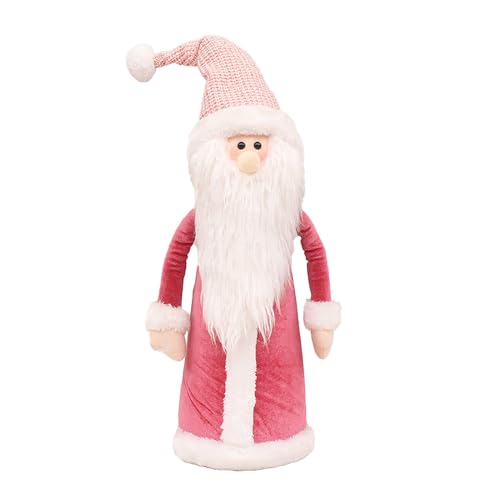 BOTCAM Plüschfigur Weihnachtsstoff-Strickmütze, Schneemann, Langer Mann, Puppe, weihnachtliche dekorative Verzierung Spielkissen (I, One Size) von BOTCAM