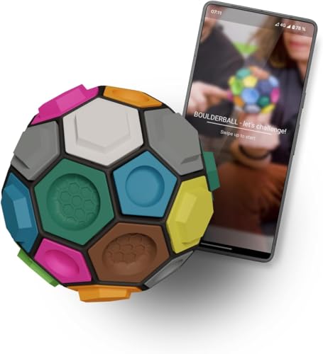 BOULDERBALL 3D Kletterball, Weltneuheit, Klettern auf kleinstem Raum - Konzentration, Kreativität, Geschicklichkeit - Boulder Ball - preisgekröntes Kletterspiel - kostenlose App von BOULDER BALL