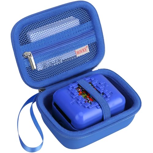 BOVKE Tragetasche für Bitzee/Bitzee Disney/Bitzee Magicals Digitales Haustier zum Anfassen, Aufbewahrungshalter Fits Bitzee Virtual Electronic Pets, Extra Platz für Handbuch, Batterien, Tiefblau BOVKE Tragetasche für Bitzee/Bitzee Disney/Bitzee Magicals Digitales Haustier zum Anfassen, Aufbewahrungshalter Fits Bitzee Virtual Electronic Pets, Extra Platz für Handbuch, Batterien, Tiefblau von BOVKE