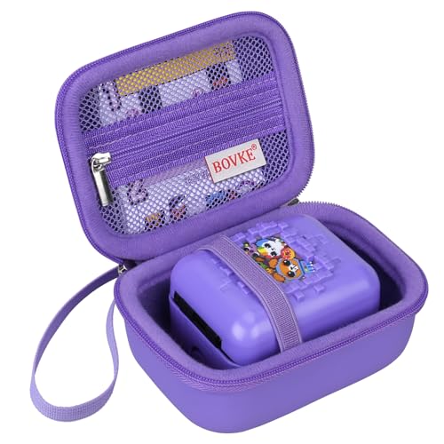 BOVKE Tragetasche für Bitzee interaktives Spielzeug Digital Haustier und Fall, Aufbewahrungshalter Fits Bitzee Virtual Electronic Pets Kinderspielzeug, Extra Platz für Handbuch, Batterien, Lila+Lila BOVKE Tragetasche für Bitzee interaktives Spielzeug Digital Haustier und Fall, Aufbewahrungshalter Fits Bitzee Virtual Electronic Pets Kinderspielzeug, Extra Platz für Handbuch, Batterien, Lila+Lila von BOVKE