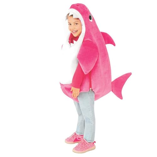 BOVOSHA Jungen Halloween Hai Kostüme für Kinder Mädchen Tier Kostüm mit Kapuze Bodysuit Cosplay für Rollenspiel Bühne Halloween Party (Rosa, 2-3T BOVOSHA Jungen Halloween Hai Kostüme für Kinder Mädchen Tier Kostüm mit Kapuze Bodysuit Cosplay für Rollenspiel Bühne Halloween Party (Rosa, 2-3T von BOVOSHA
