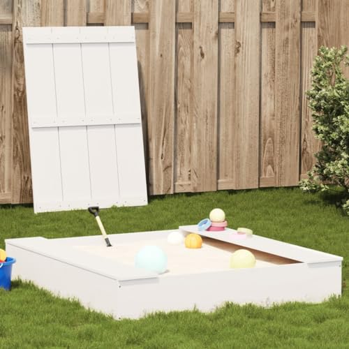 Home & Garden - Sandkasten mit Abdeckung weiß 111x111x19,5 cm Massivholz Kiefer Möbel Wahl Home & Garden - Sandkasten mit Abdeckung weiß 111x111x19,5 cm Massivholz Kiefer Möbel Wahl von BOWEKAM